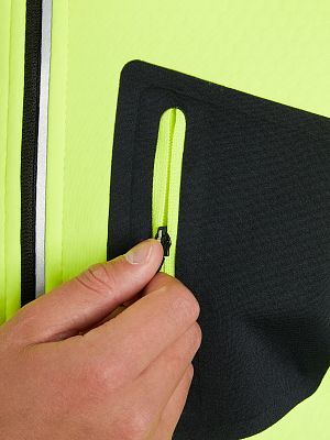 Превью  Куртка лыжная FISCHER Softshell Warm Jr Черный/Лимонный